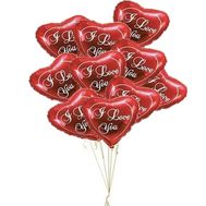 Фольговані кулі у вигляді серця