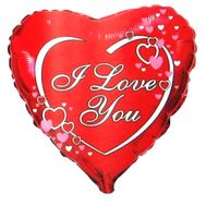 Фольгована кулька серце