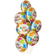 Хмара фольгованих куль на День Народження