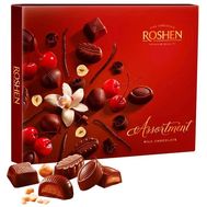 Цукерки Асорті Roshen молочний шоколад