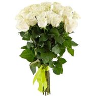 Букет із 17 білих троянд