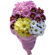 Букет із 5 хризантем