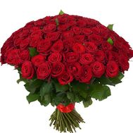Букет із 151 червоної троянди