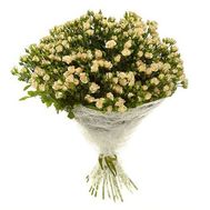 Букет із 51 кущовий троянди