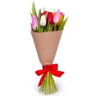 Букет із 15 тюльпанів