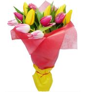 Букет із 17 тюльпанів