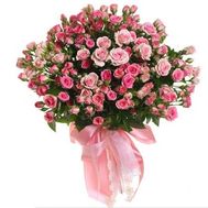 Букет із 21 спрей-троянди