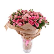 Букет із 27 кущових троянд