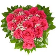 15 червоних троянд