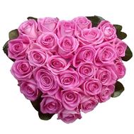 27 рожевих троянд