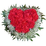 Серце з гвоздик