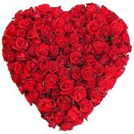 101 червона троянда