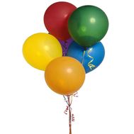 7 різнокольорових повітряних куль