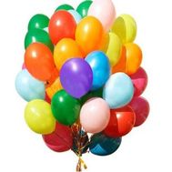 50 різнокольорових повітряних куль