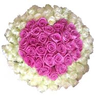 101 троянда серцем