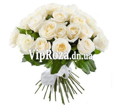 33 білі троянди в букеті