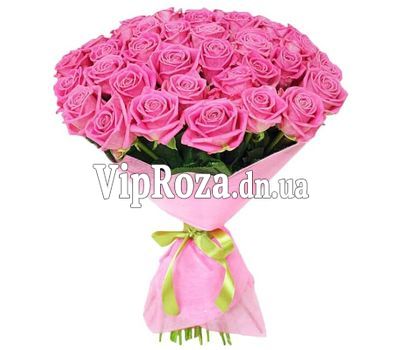 Букет з 41 рожевої троянди