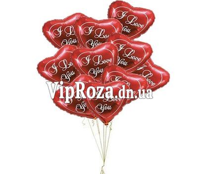 Фольговані кулі у вигляді серця