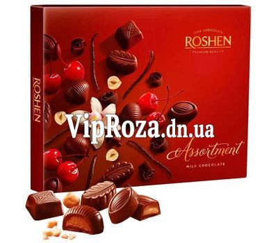 Цукерки Асорті Roshen молочний шоколад