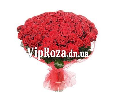 Букет із 101 червоної троянди
