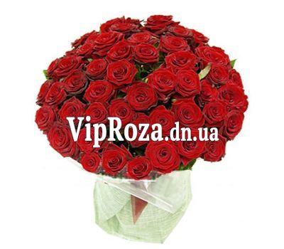 Букет із 51 червоної троянди