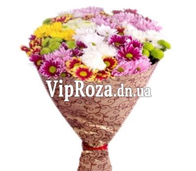 Букет із 21 хризантеми