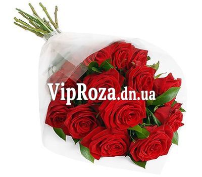 Букет із 13 червоних троянд