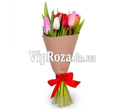 Букет із 15 тюльпанів