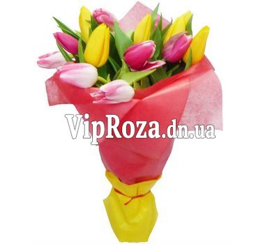 Букет із 17 тюльпанів