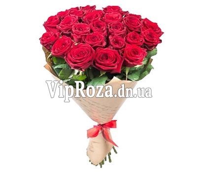 Букет із 23 червоних троянд
