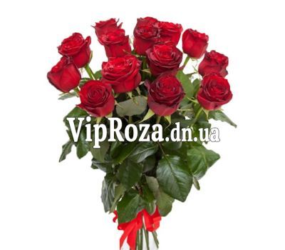 Букет із 15 червоних троянд