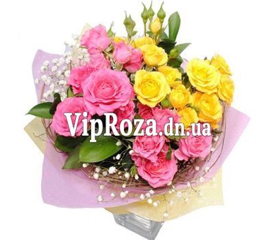 Букет із 5 троянди спрей