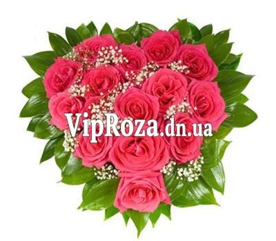 15 червоних троянд