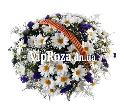 Кошик квітів з 13 хризантем