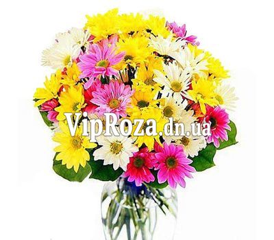 Букет із 9 хризантем