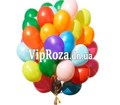 50 різнокольорових повітряних куль